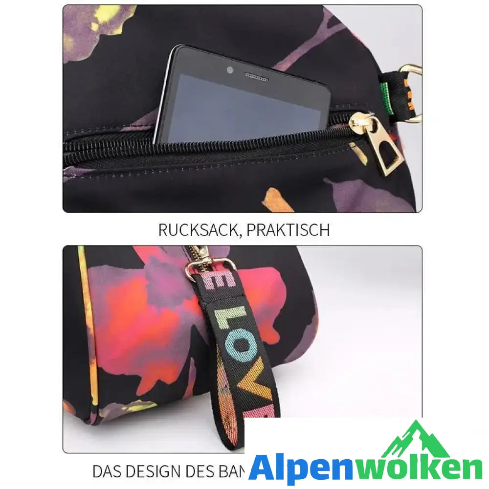 Alpenwolken - Modischer Damen Rucksack