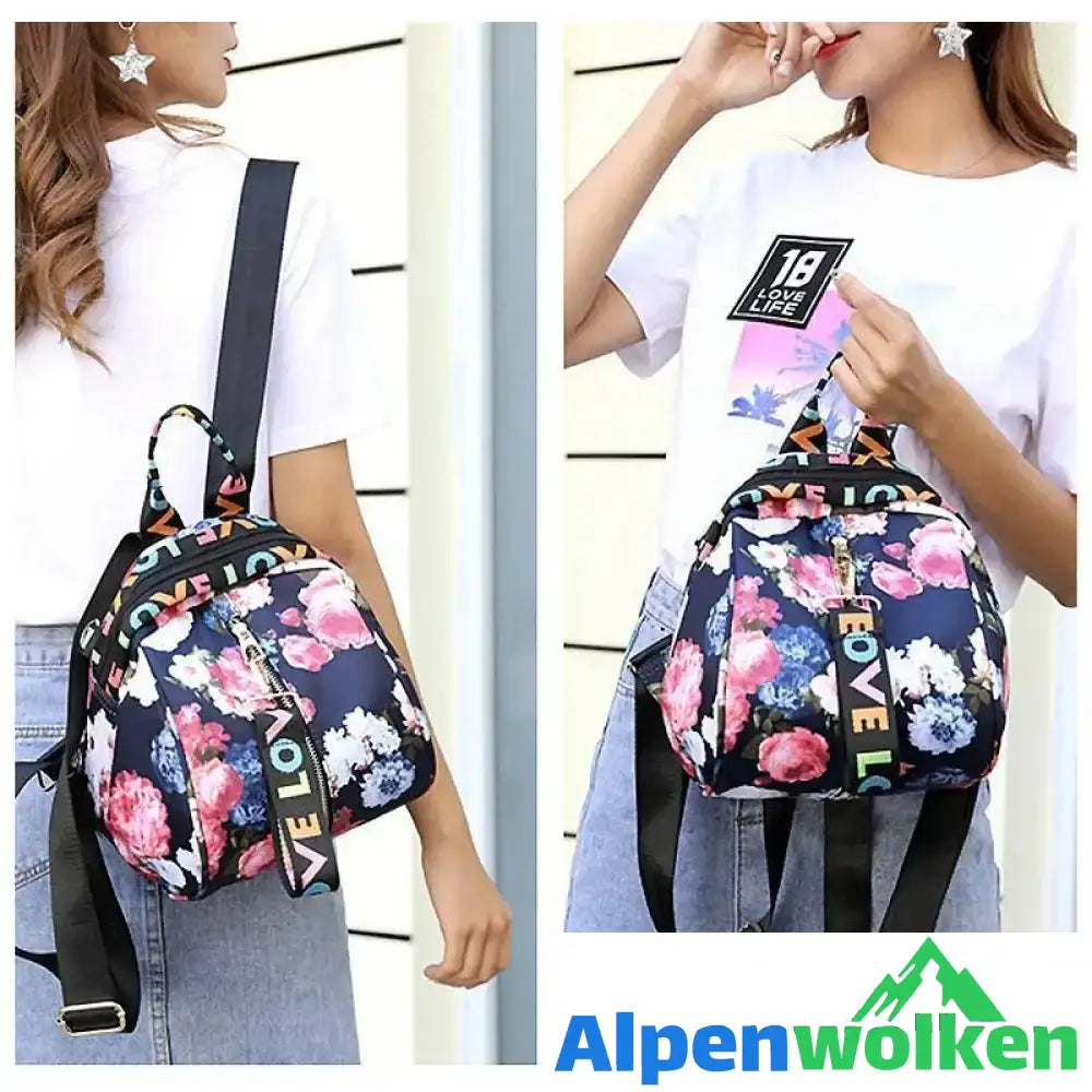 Alpenwolken - Modischer Damen Rucksack