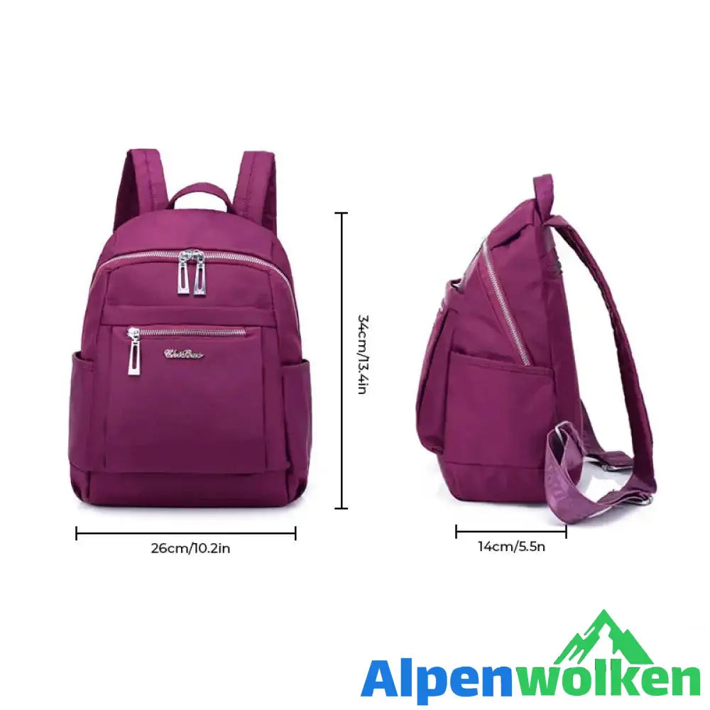 Alpenwolken - Modischer Oxford-Rucksack für Damen