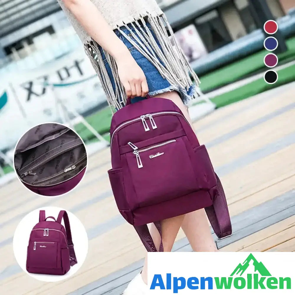 Alpenwolken - Modischer Oxford-Rucksack für Damen