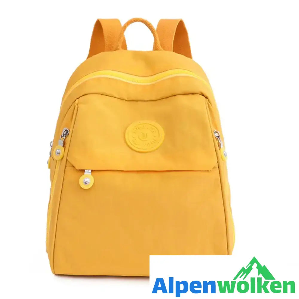 Alpenwolken - Modischer Rucksack für Damen Gelb