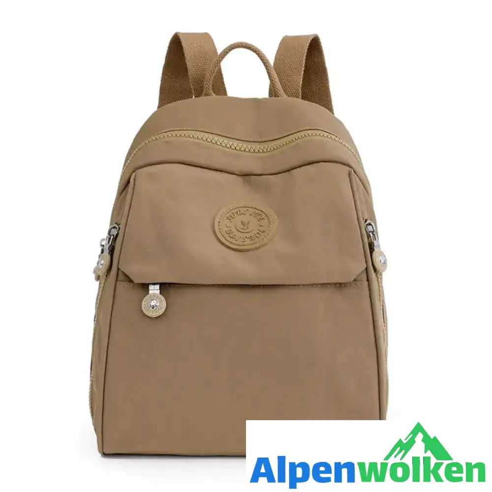 Alpenwolken - Modischer Rucksack für Damen Khaki