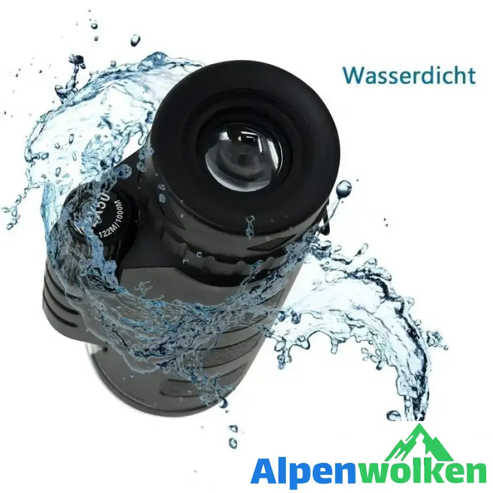 Alpenwolken - Monocular Telescope, 12x50 High Power wasserdichtes Fogproof