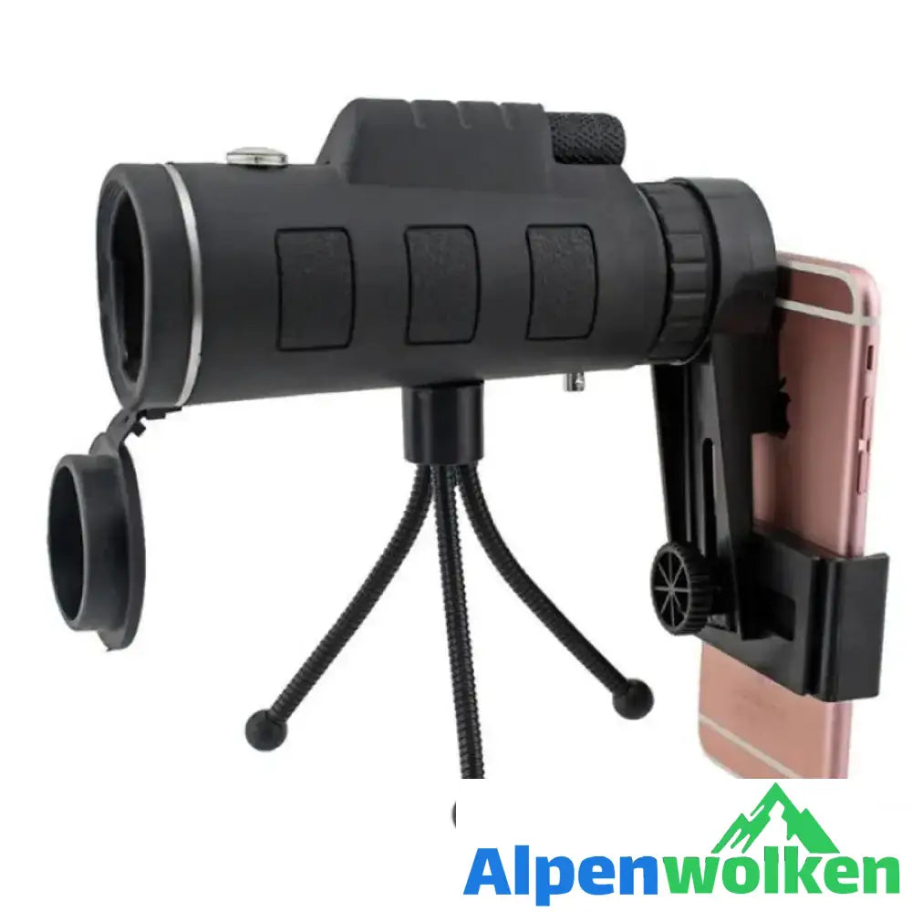 Alpenwolken - Monocular Telescope, 12x50 High Power wasserdichtes Fogproof