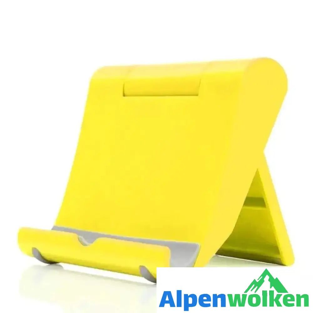 Alpenwolken - Multi- Winkel einstellbarer Telefonhalter Gelb