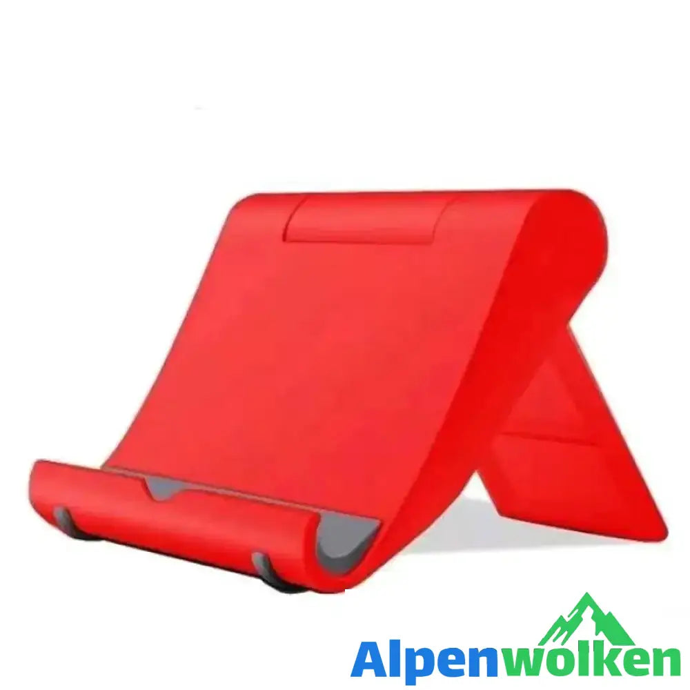 Alpenwolken - Multi- Winkel einstellbarer Telefonhalter Rot