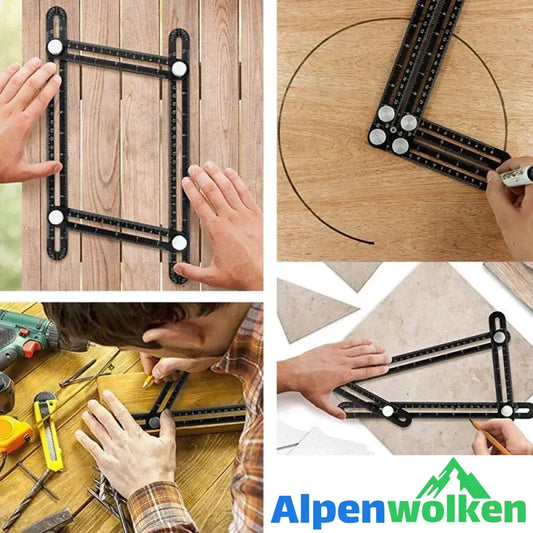 Alpenwolken - Multi-Winkel-Messlineal