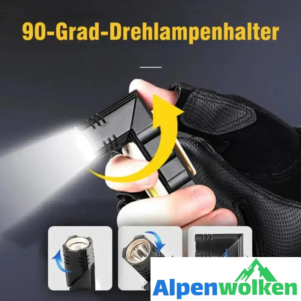 Alpenwolken - Multifunktionale 360-Grad-Magnet-Taschenlampe