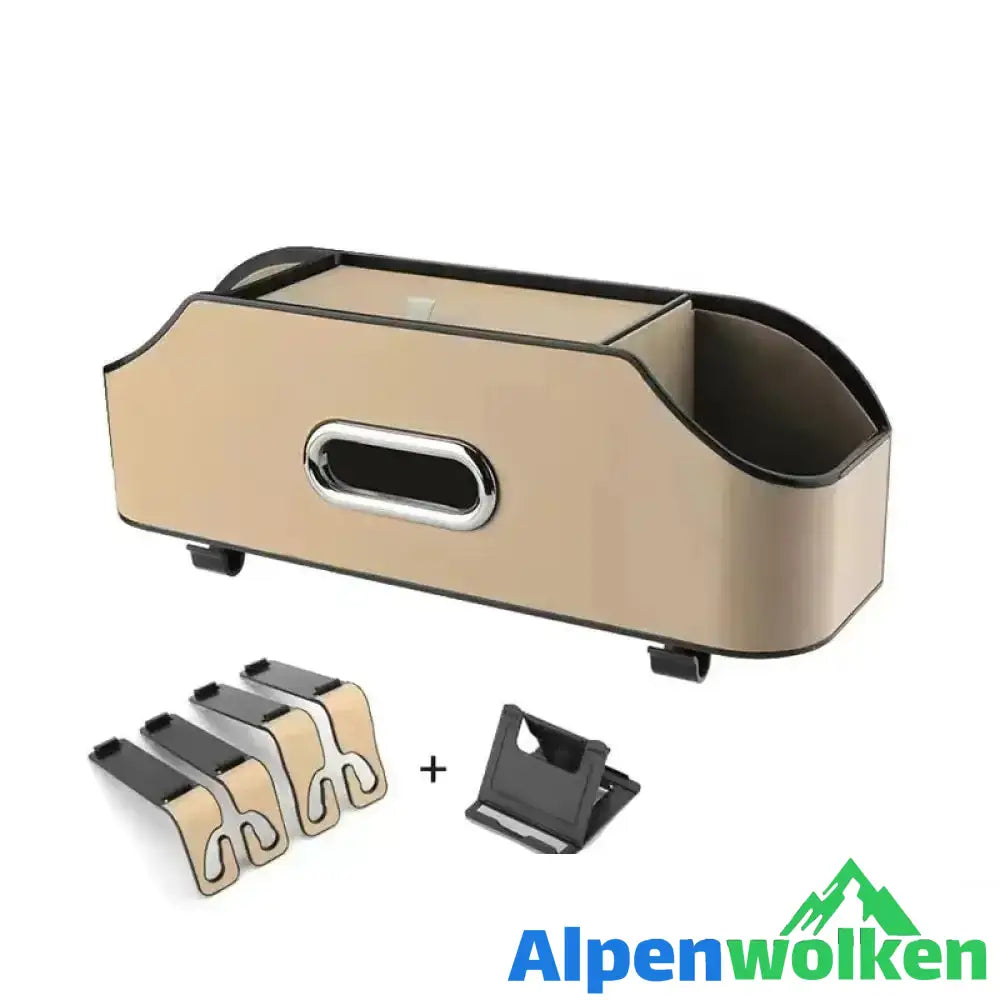 Alpenwolken - Multifunktionale Aufbewahrungsbox fürs Auto Beige