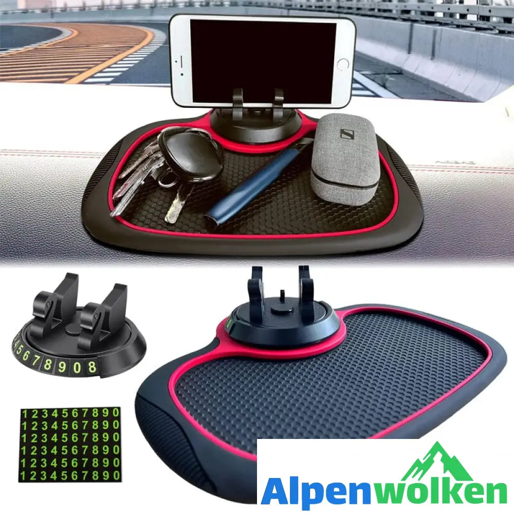 Alpenwolken - Multifunktionale Auto-Antirutschmatte，Auto-Handyhalter