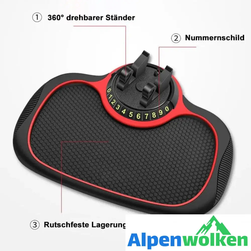 Alpenwolken - Multifunktionale Auto-Antirutschmatte，Auto-Handyhalter