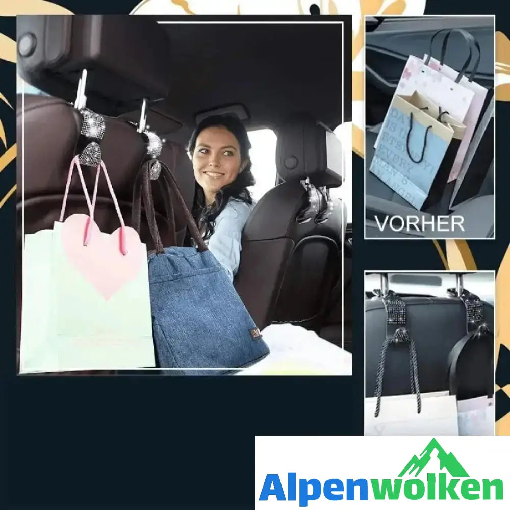 Alpenwolken - Multifunktionale Auto-Rücksitzhaken