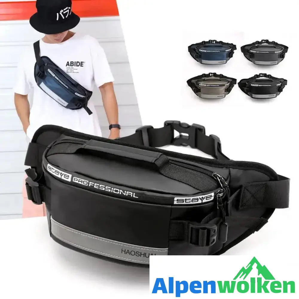 Alpenwolken - Multifunktionale Bauchtasche für Männer und Frauen