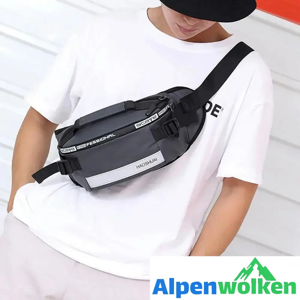 Alpenwolken - Multifunktionale Bauchtasche für Männer und Frauen