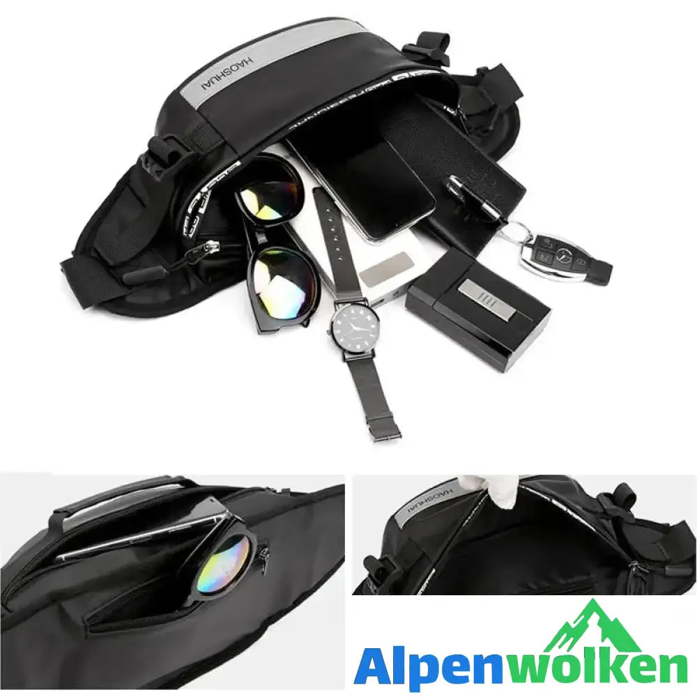 Alpenwolken - Multifunktionale Bauchtasche für Männer und Frauen