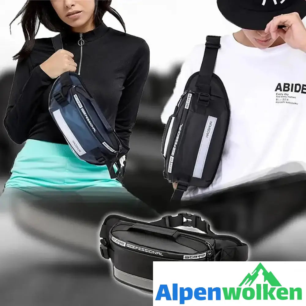 Alpenwolken - Multifunktionale Bauchtasche für Männer und Frauen