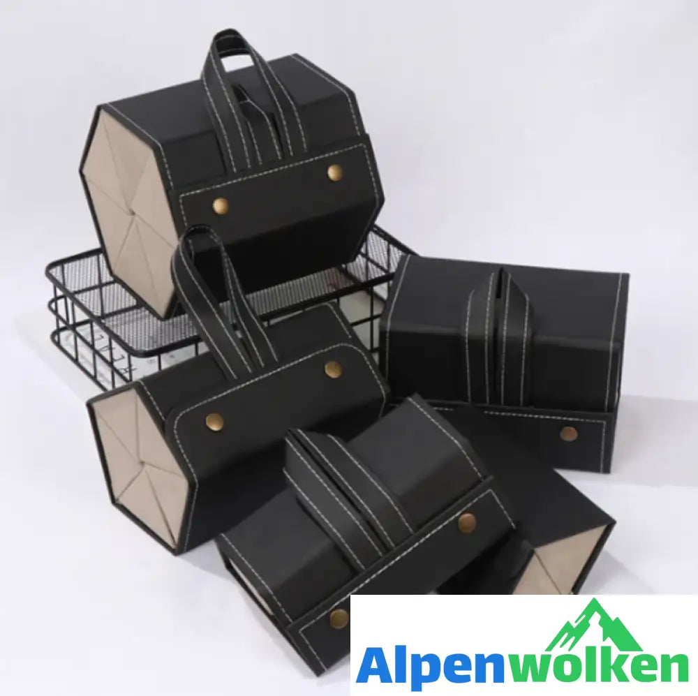 Alpenwolken - Multifunktionale Brillenbox mit mehreren Fächern