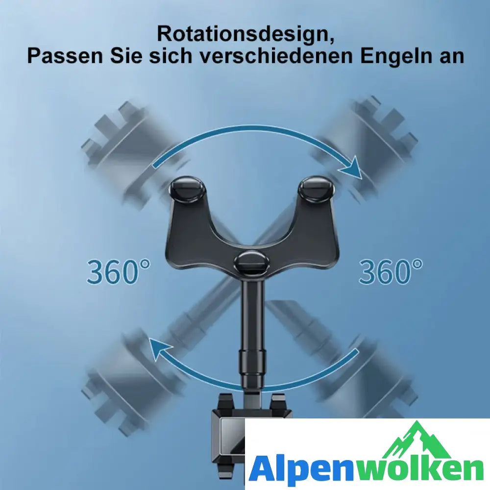 Alpenwolken - Multifunktionale drehbare Auto-Rückspiegel-Handyhalterung