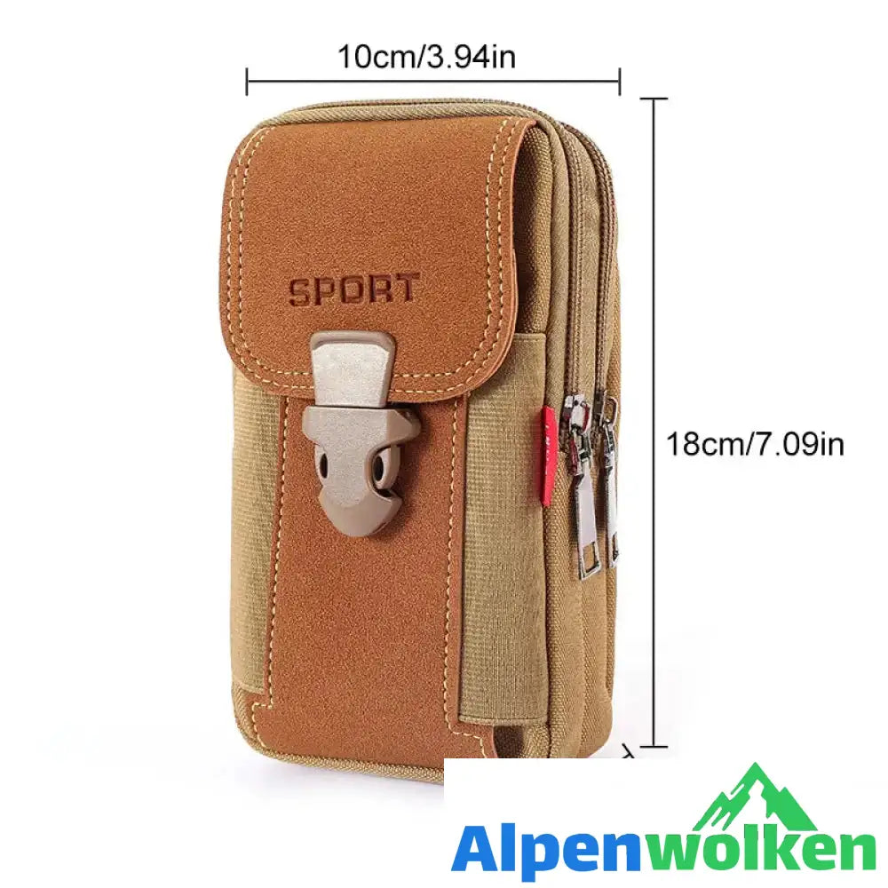 Alpenwolken - Multifunktionale Gürtel-Handytasche für Herren