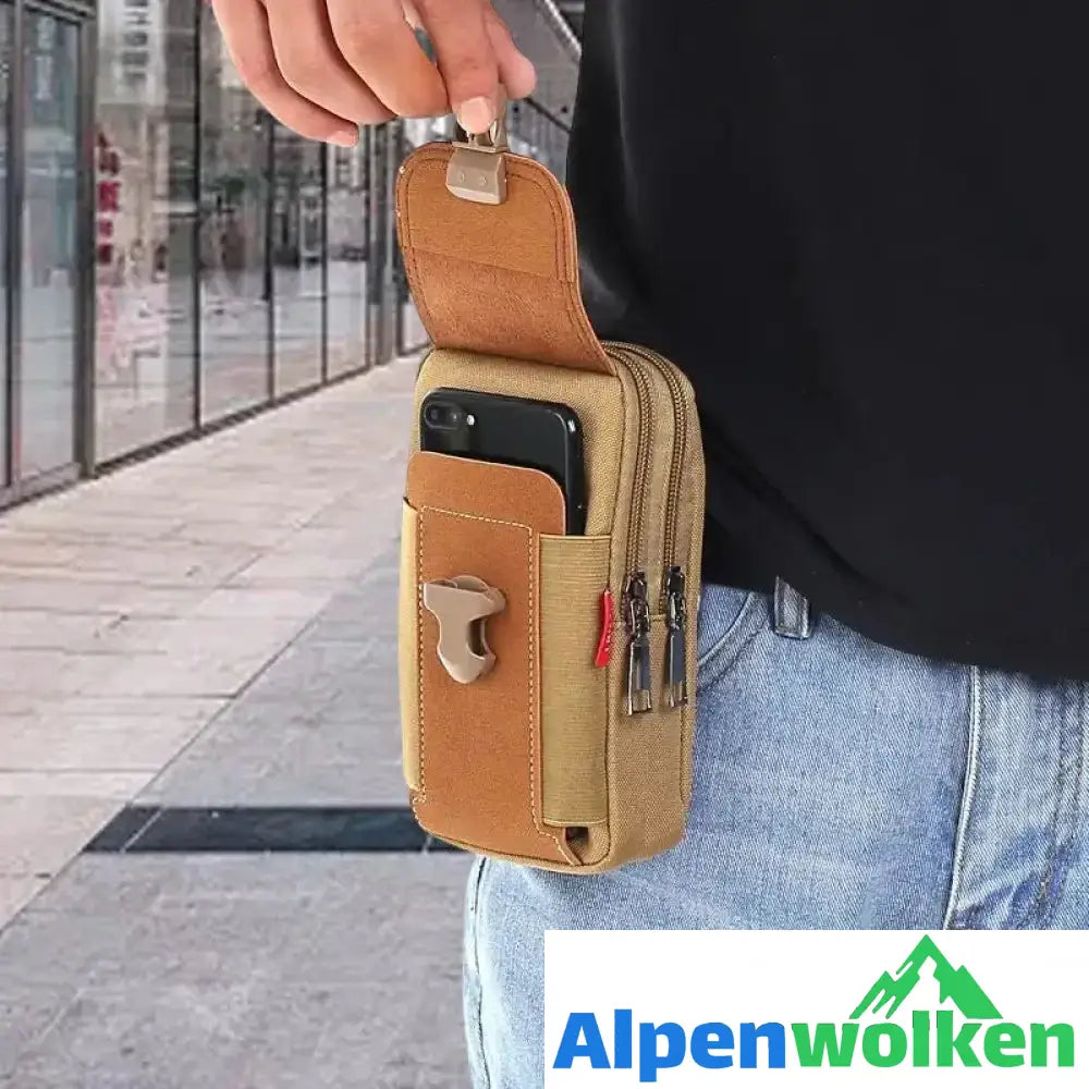 Alpenwolken - Multifunktionale Gürtel-Handytasche für Herren