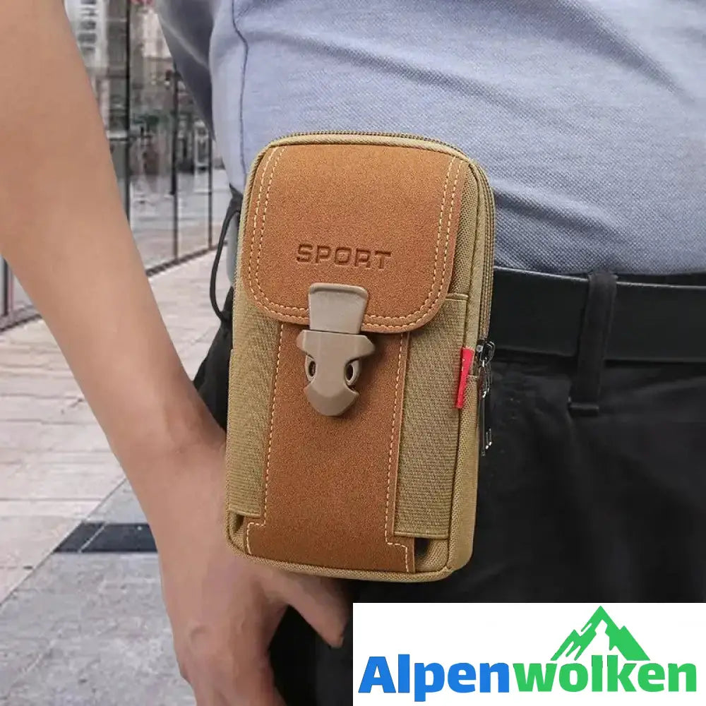 Alpenwolken - Multifunktionale Gürtel-Handytasche für Herren