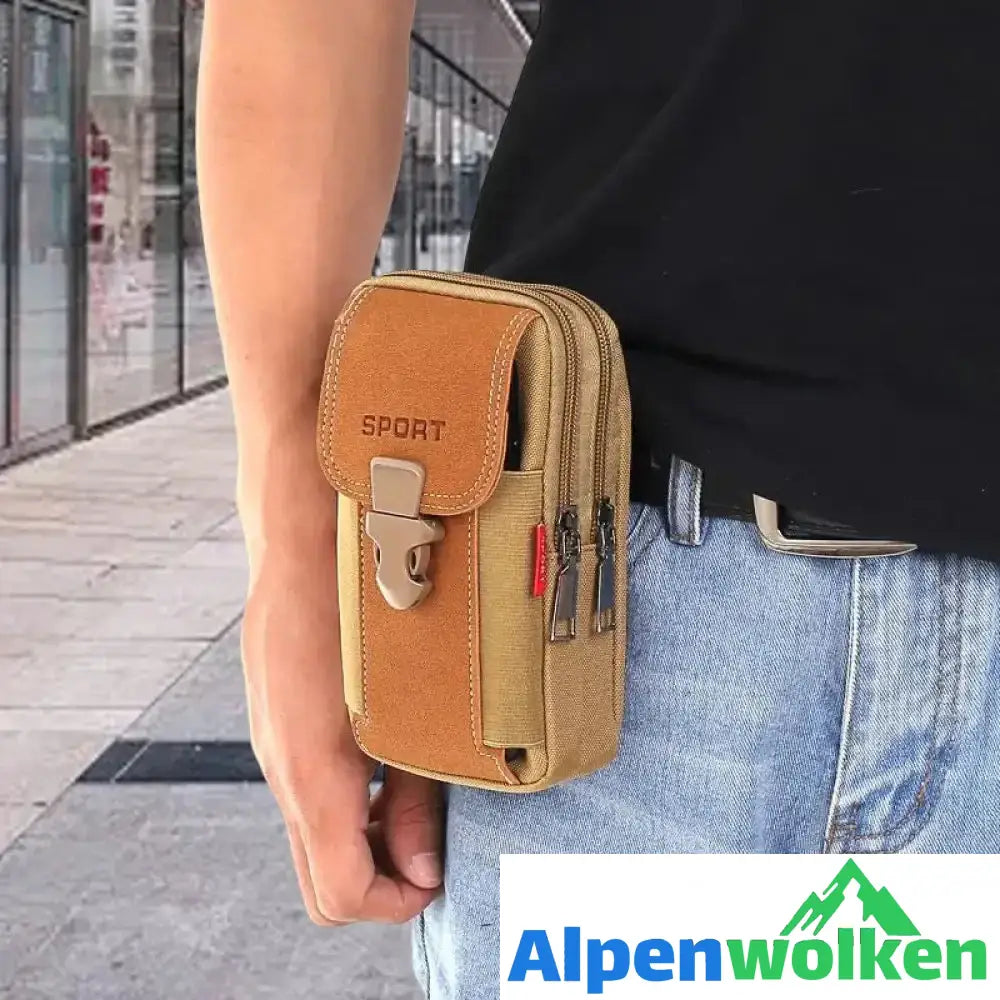 Alpenwolken - Multifunktionale Gürtel-Handytasche für Herren