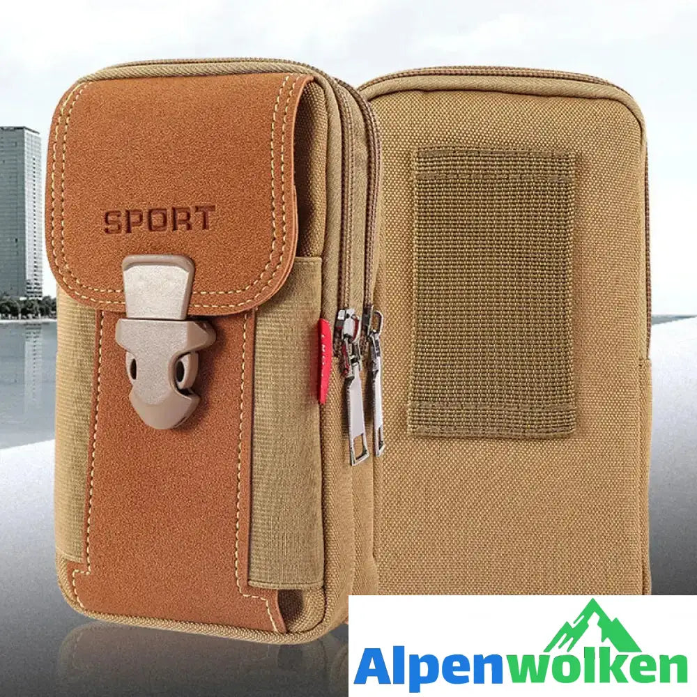 Alpenwolken - Multifunktionale Gürtel-Handytasche für Herren