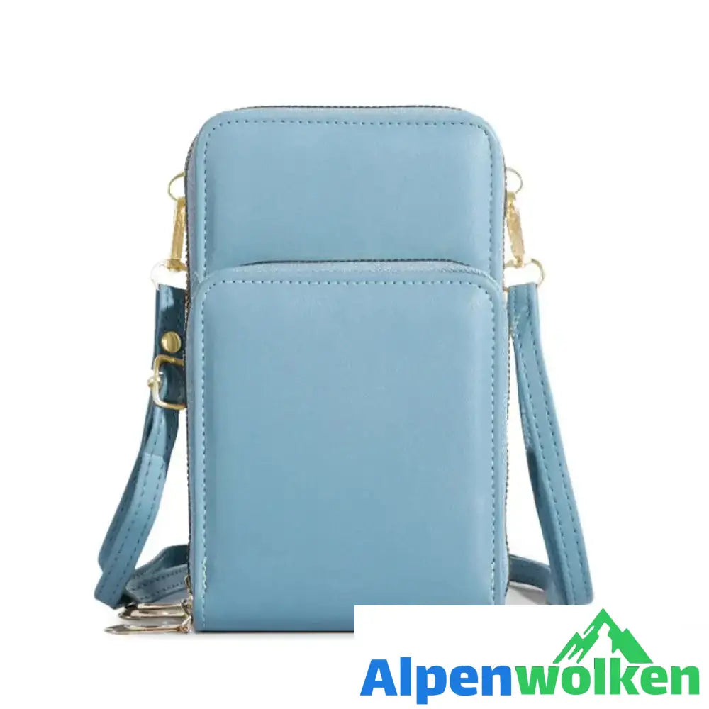 Alpenwolken - Multifunktionale Handytasche mit dreilagigem Reißverschluss