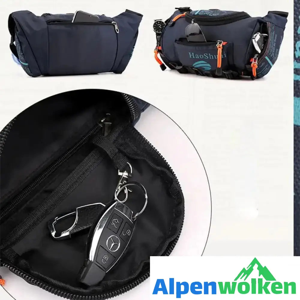 Alpenwolken - Multifunktionale Herren Gürteltasche