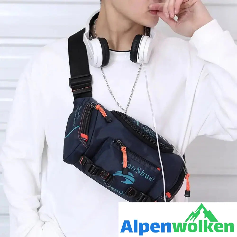 Alpenwolken - Multifunktionale Herren Gürteltasche