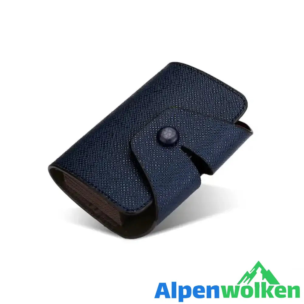 Alpenwolken - Multifunktionale ID-Tasche mit Schnalle für Herren A Blau