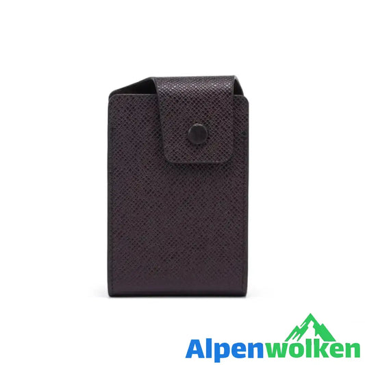 Alpenwolken - Multifunktionale ID-Tasche mit Schnalle für Herren B Braun