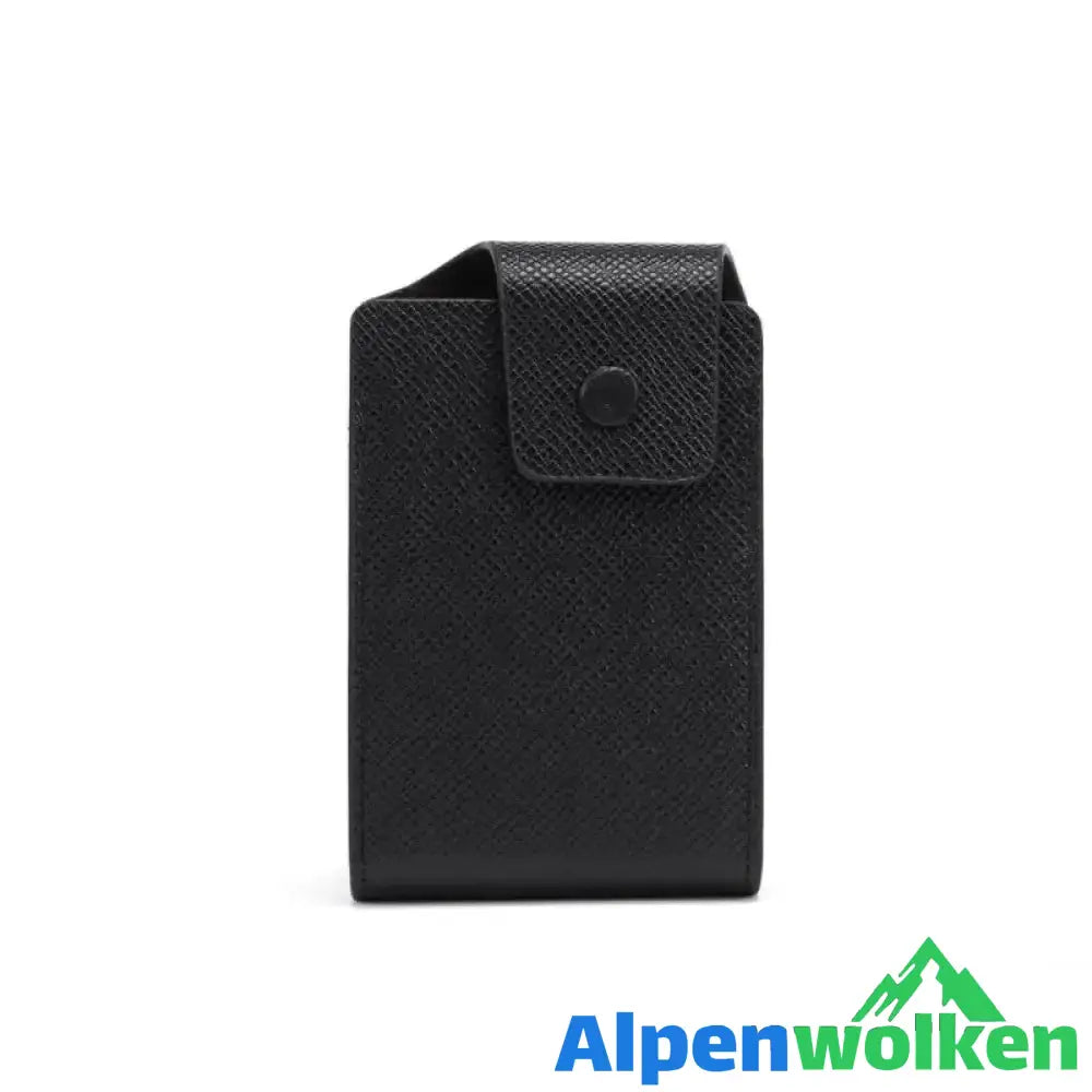 Alpenwolken - Multifunktionale ID-Tasche mit Schnalle für Herren B Schwarz