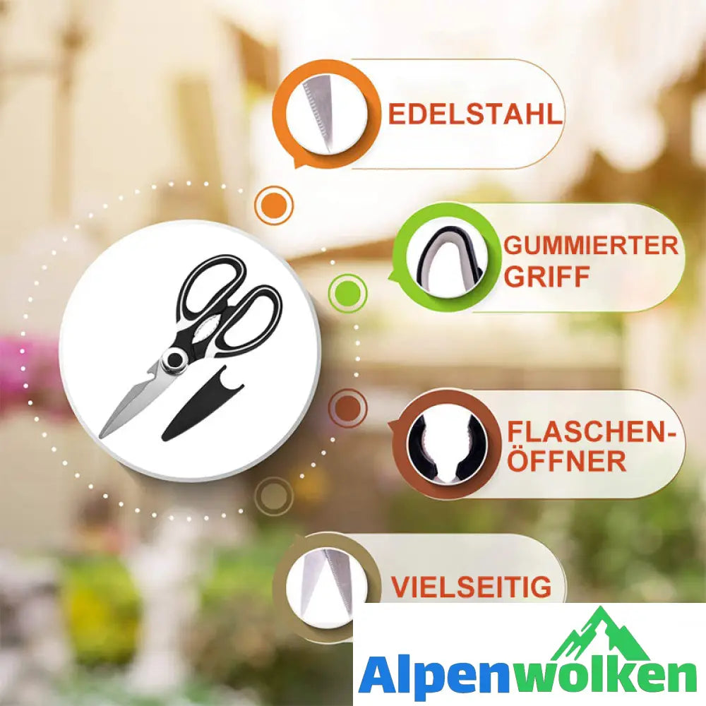 Alpenwolken - ✂💯Multifunktionale Küchenschere