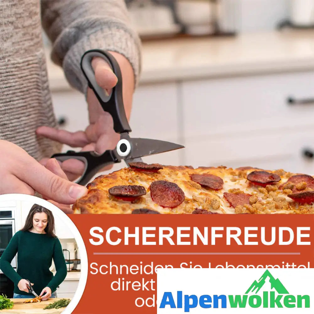 Alpenwolken - ✂💯Multifunktionale Küchenschere