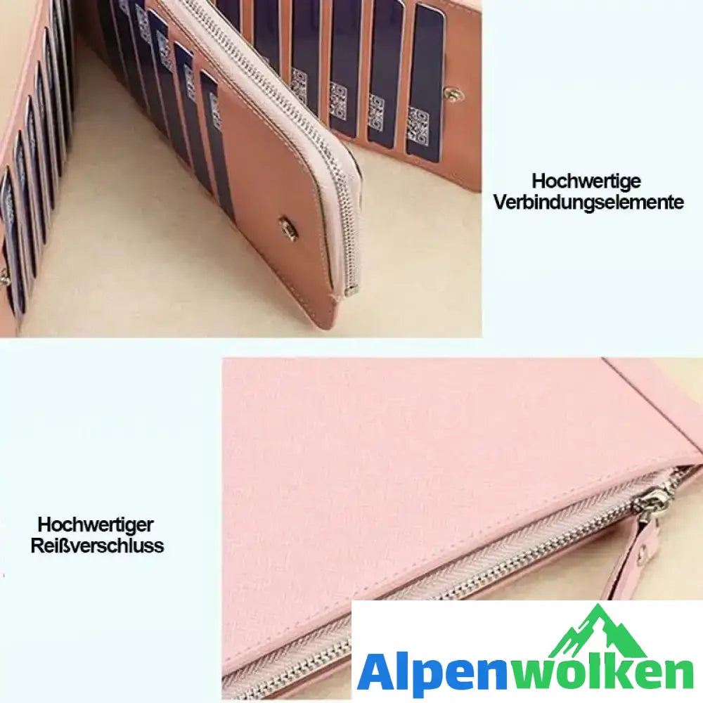 Alpenwolken - Multifunktionale lange Geldbörse