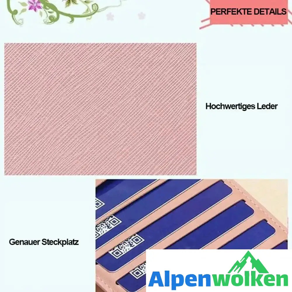 Alpenwolken - Multifunktionale lange Geldbörse