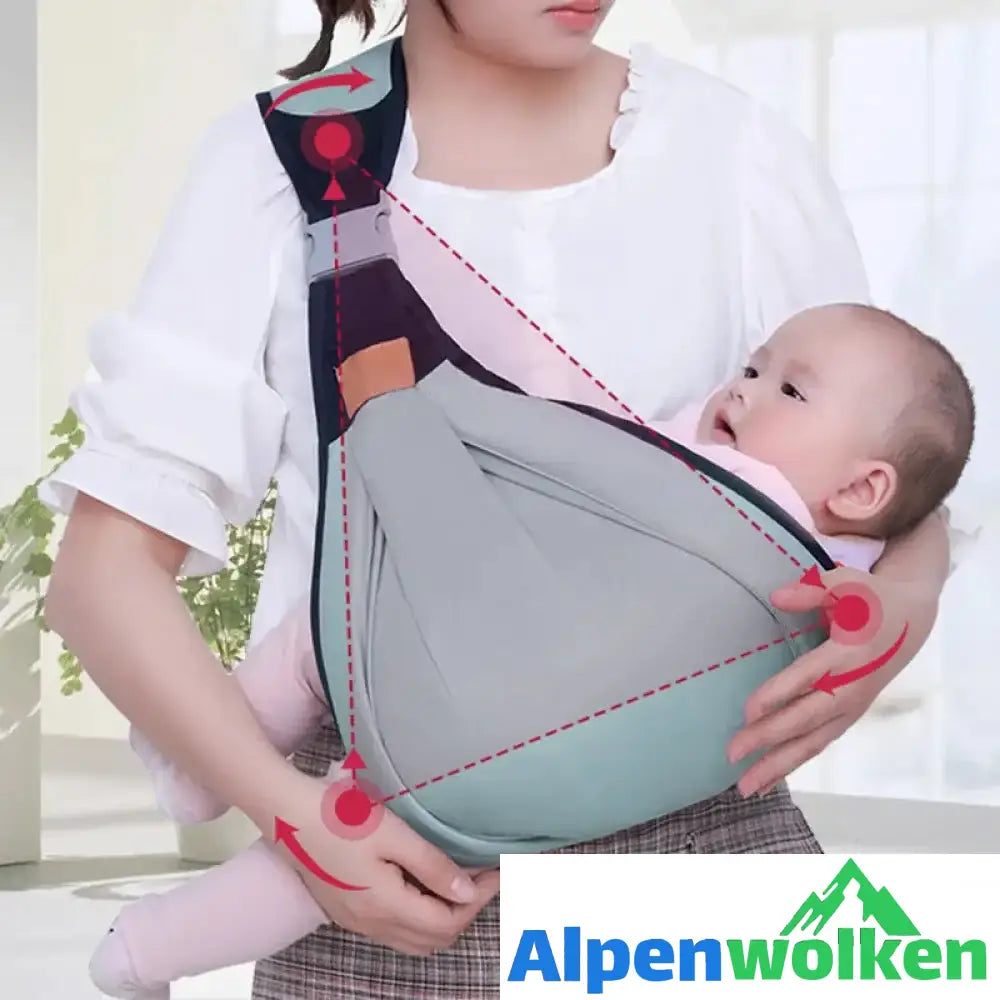 Alpenwolken - Multifunktionale leichte Babytrage