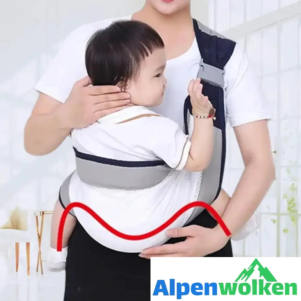 Alpenwolken - Multifunktionale leichte Babytrage