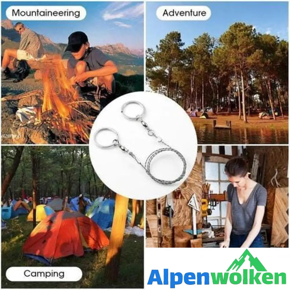 Alpenwolken - Multifunktionale Notfall-Stahldrahtsäge