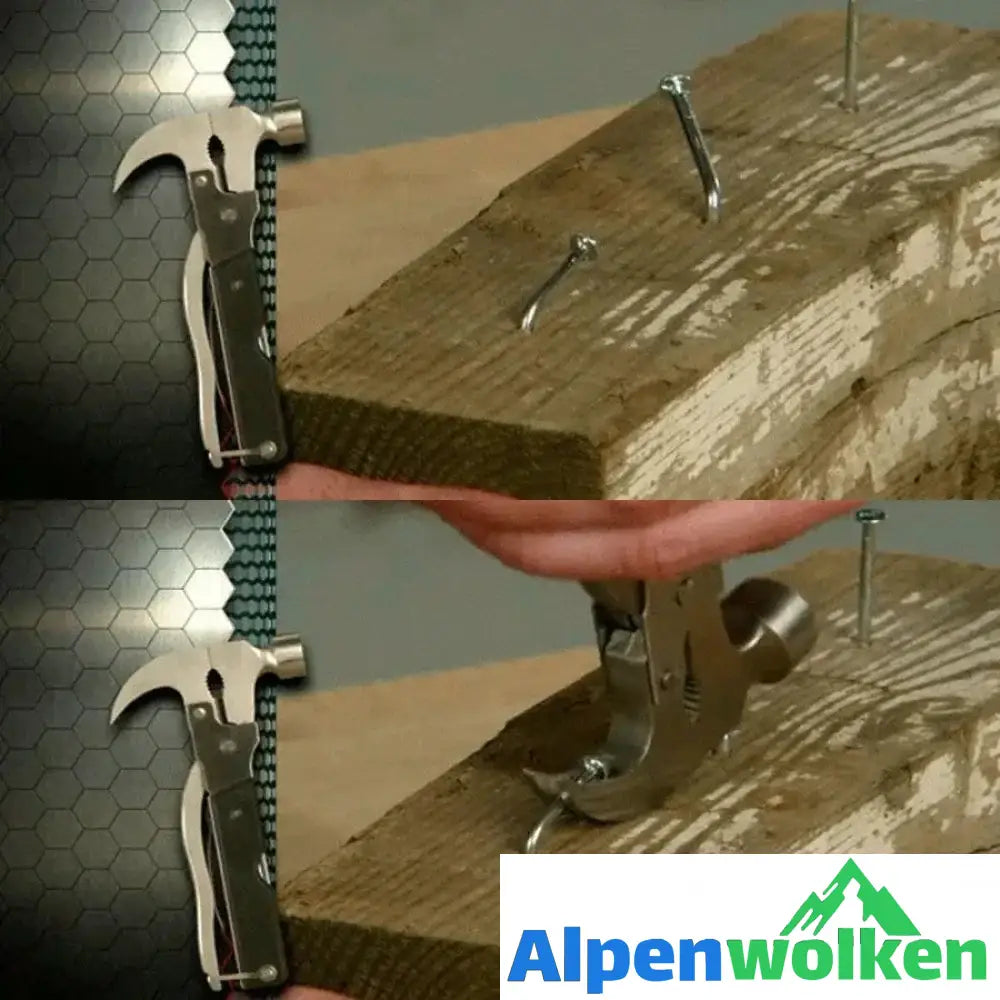 Alpenwolken - Multifunktionaler 18- in- 1 Hammer