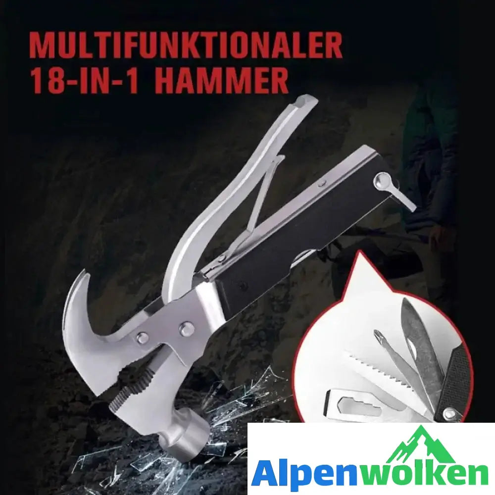 Alpenwolken - Multifunktionaler 18- in- 1 Hammer