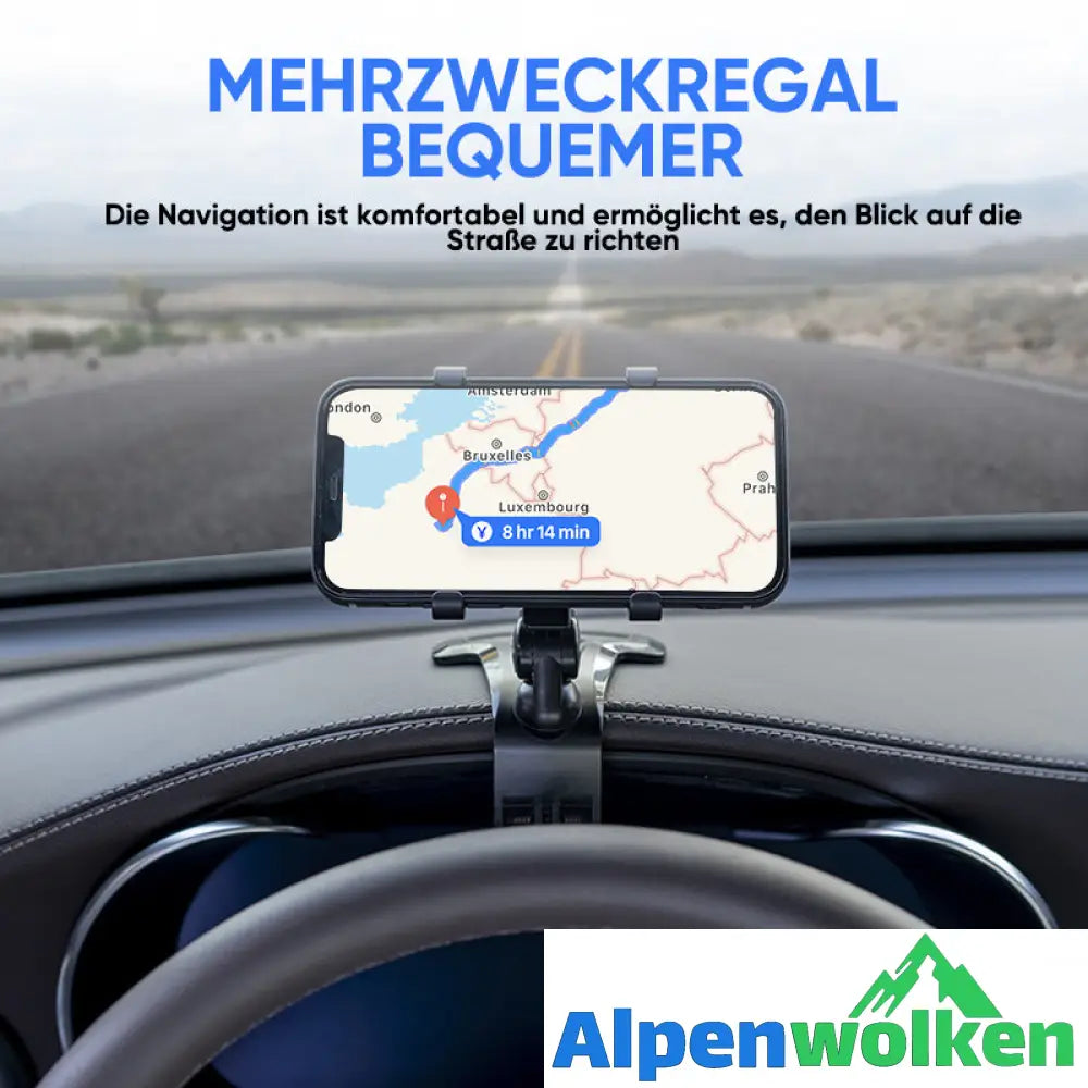 Alpenwolken - Multifunktionaler Auto-Armaturenbrett-Handyhalter