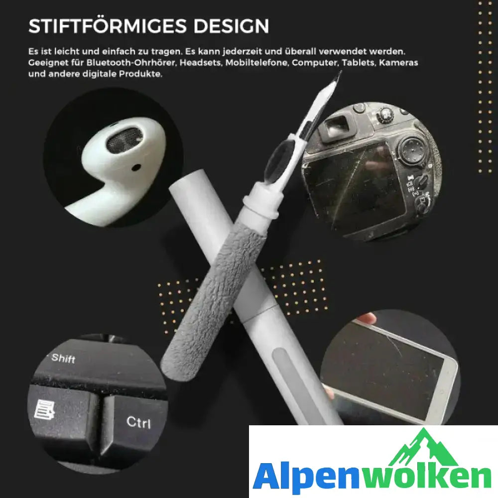 Alpenwolken - Multifunktionaler Bluetooth-Kopfhörer-Reinigungsstift