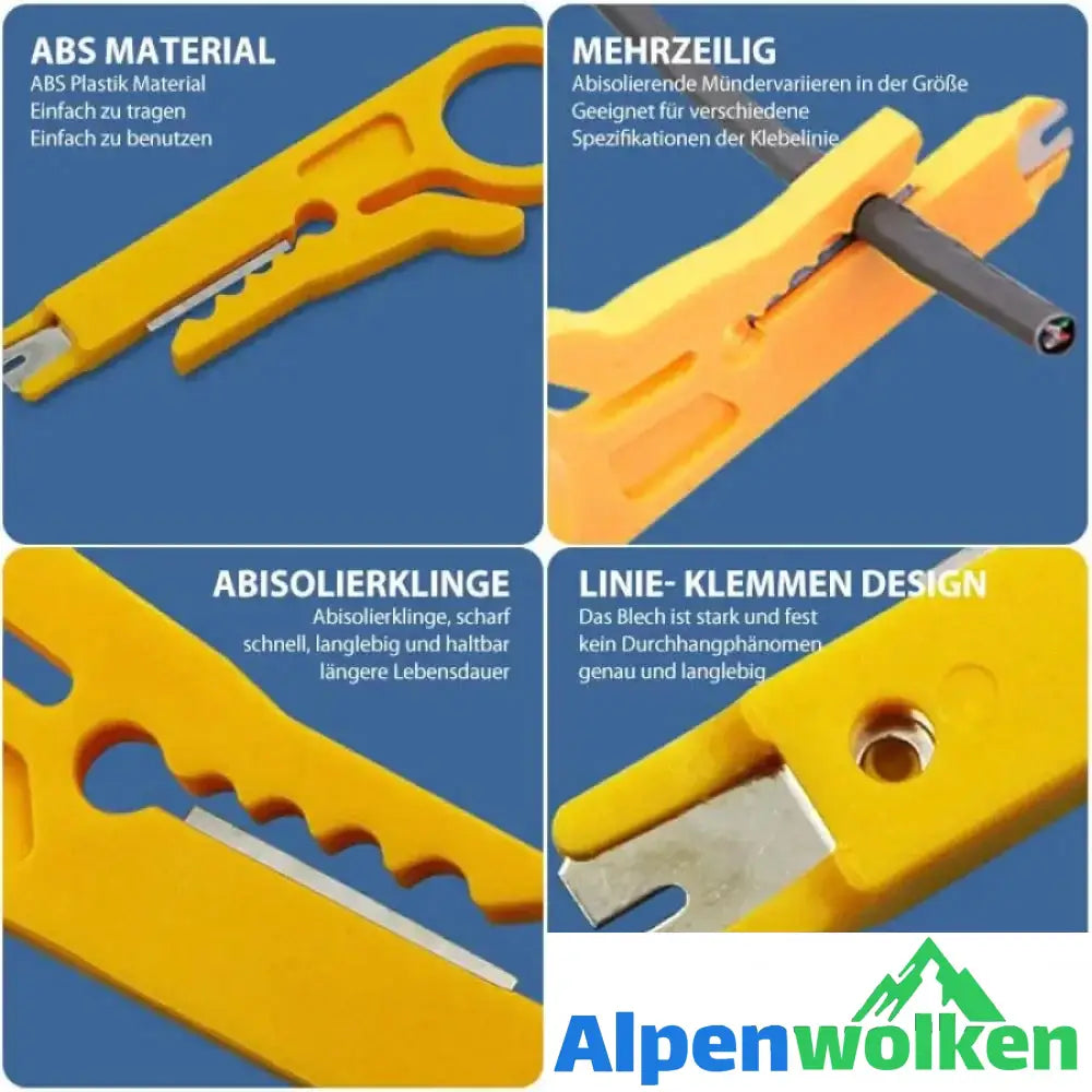 Alpenwolken - Multifunktionaler einfacher Abisolierer