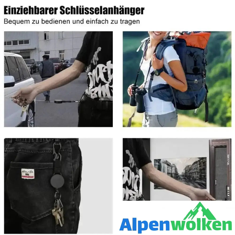 Alpenwolken - Multifunktionaler Flaschenöffner Schlüsselanhänger