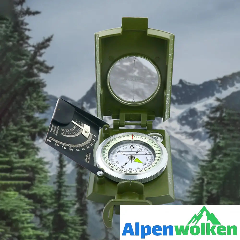 Alpenwolken - Multifunktionaler Kompass mit Flip-Flop-Funktion