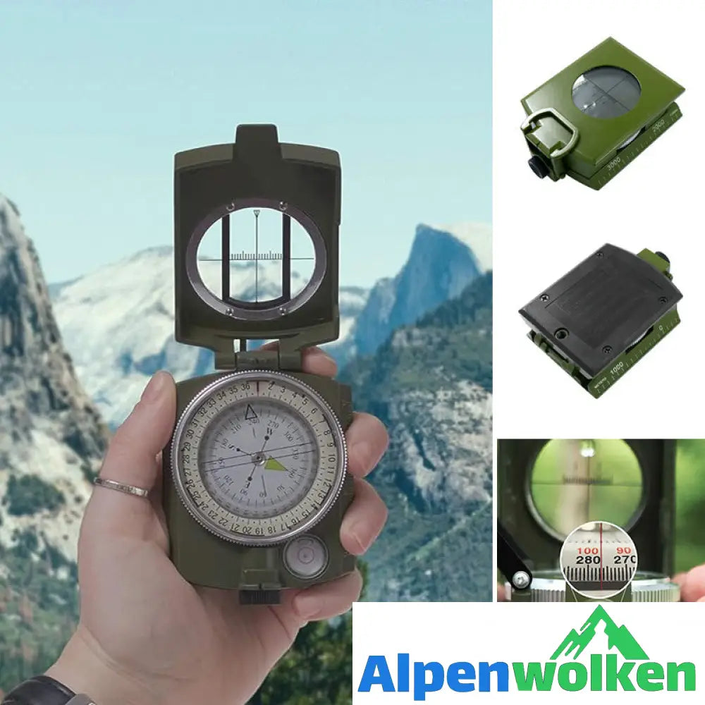 Alpenwolken - Multifunktionaler Kompass mit Flip-Flop-Funktion