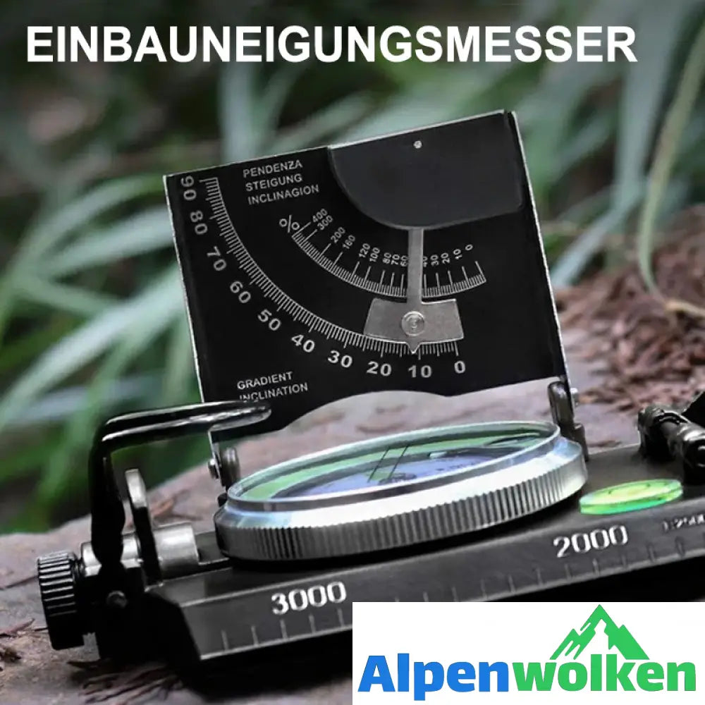 Alpenwolken - Multifunktionaler Kompass mit Flip-Flop-Funktion