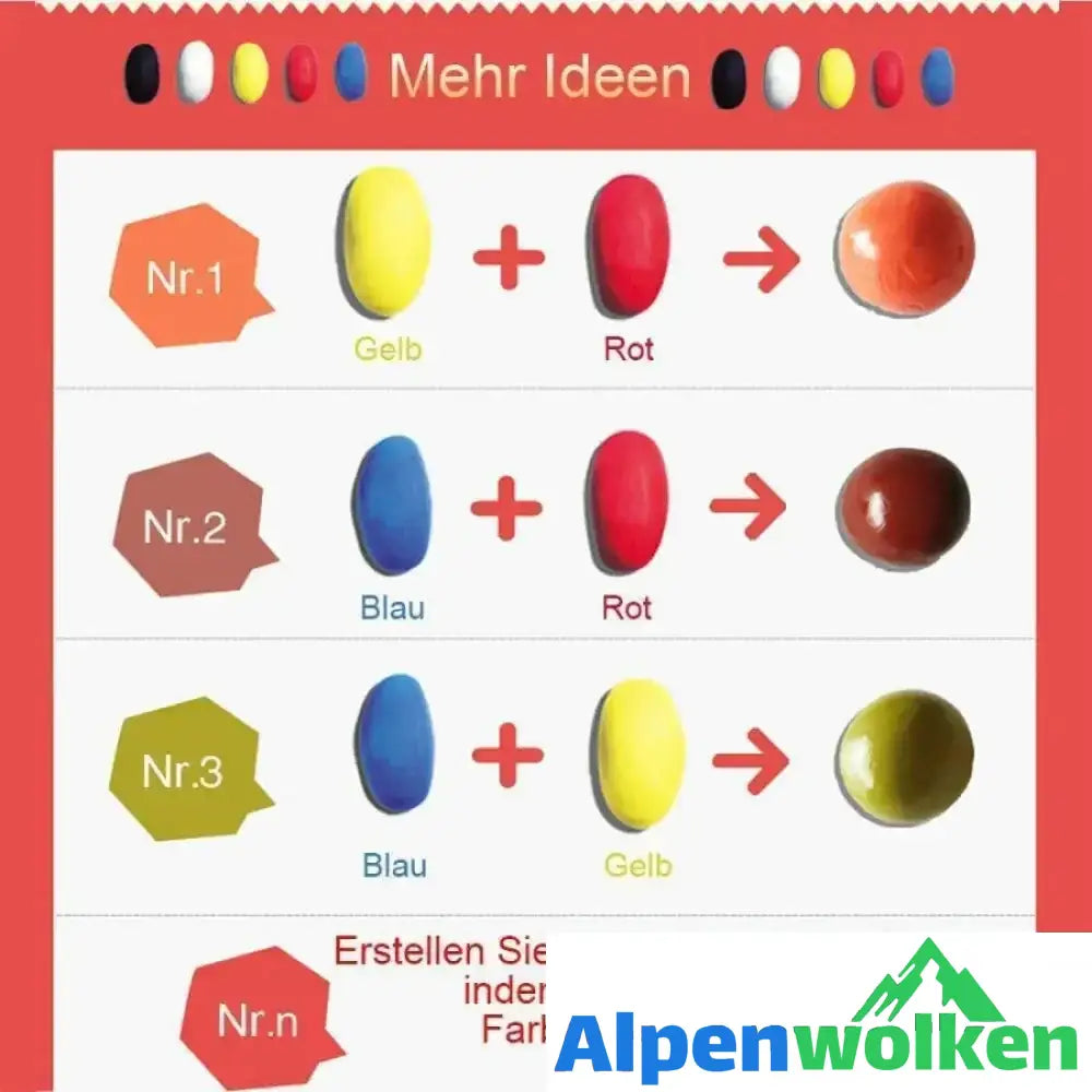 Alpenwolken - Multifunktionaler magischer Silikonkleber ( 5 Stücke )